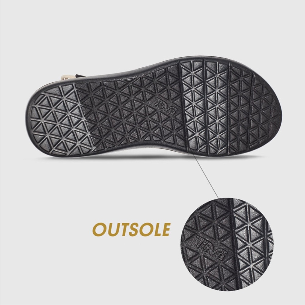 NWT! NEVER WORN! Teva Women's Voya Infinity Strappy Sandals - Black & White - Picture 6 of 9